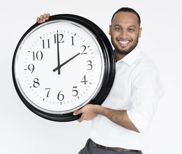 Estúdio Retrato de empresário indiano — Fotografia de Stock