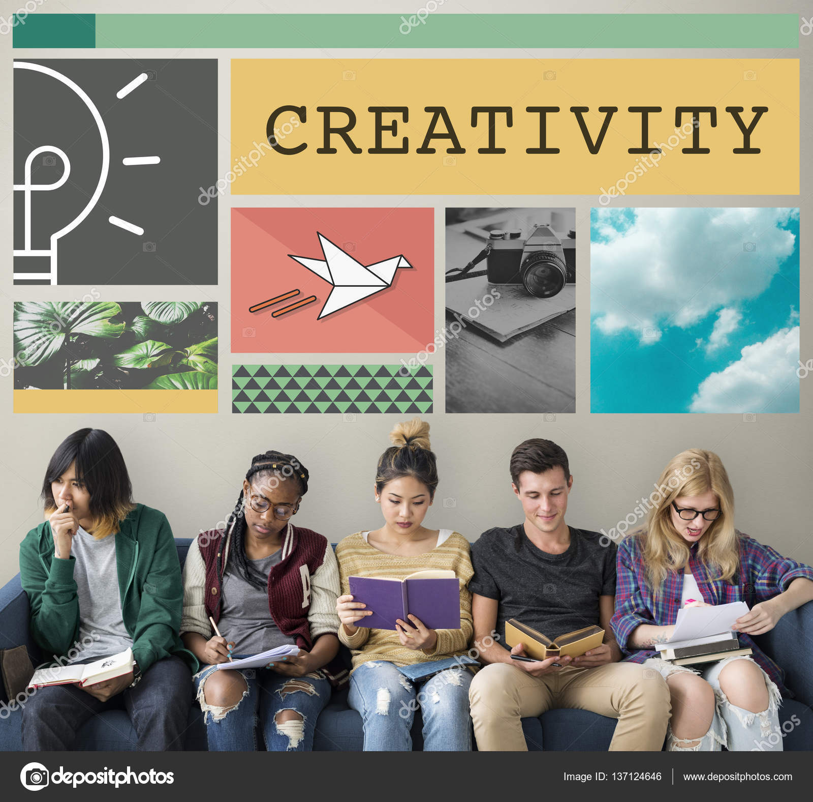 Students learning together Stock Photo by ©Rawpixel 137124646