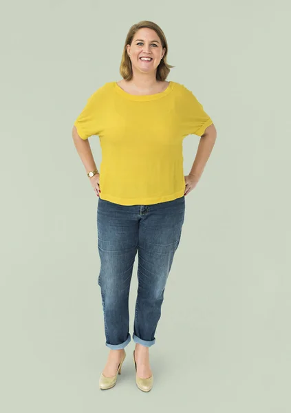 Madura sonriente mujer — Foto de Stock