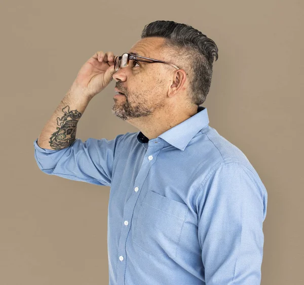 Hombre maduro en gafas —  Fotos de Stock