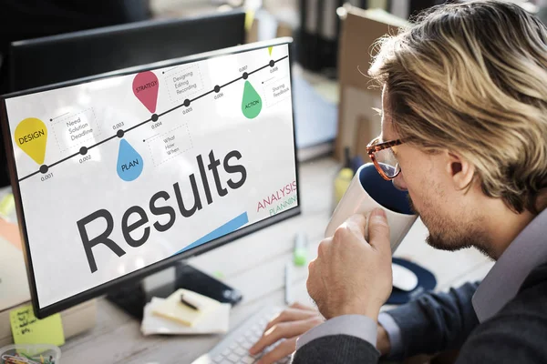 Business man working in office — Stock Photo, Image