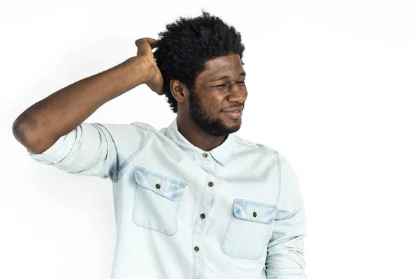 African Man posing in studio — Stock Photo, Image