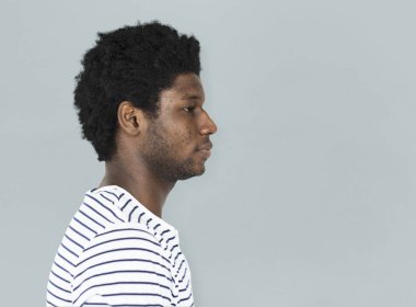 genç Afrikalı adamın yüzü