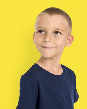 Little Boy in Studio