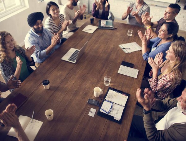 People at the Meeting Table