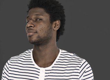 genç Afrikalı adamın yüzü