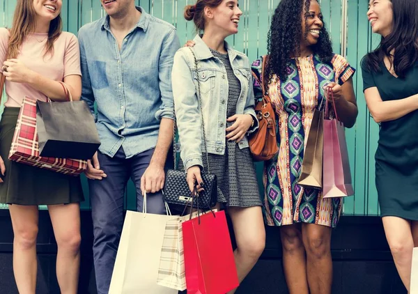 Group Of People Shopping — Stock Photo, Image