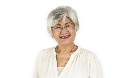 Studio üst düzey Asyalı kadın