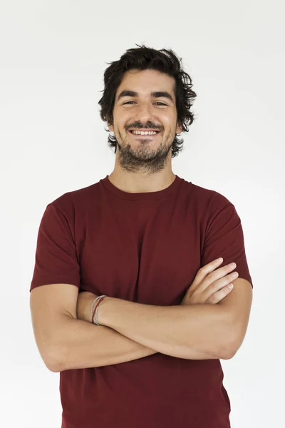 Hombre sonriente en el estudio —  Fotos de Stock