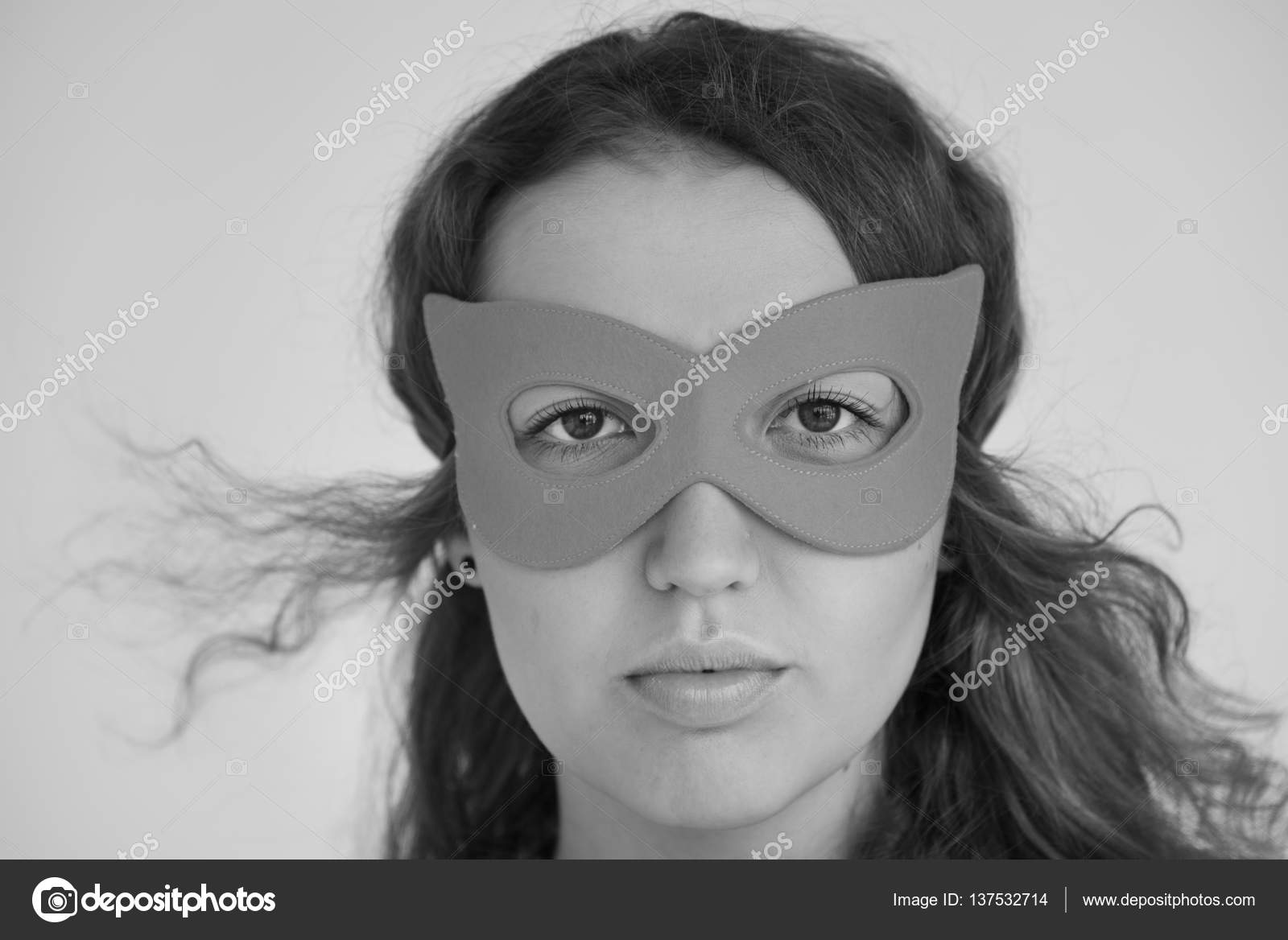 Woman wearing superhero mask — Stock Photo © Rawpixel 137532714