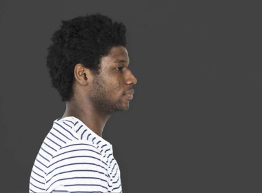 genç Afrikalı adamın yüzü