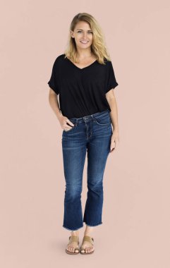 stüdyoda Kafkas kadın