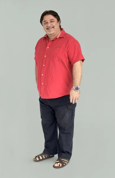 stock image adult man standing in studio