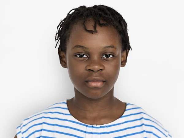 Afrikanisches kleines Mädchen Gesicht — Stockfoto