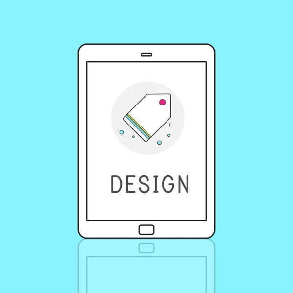 Brand Design Ideas Imagination Logo Tag Concept — 스톡 사진