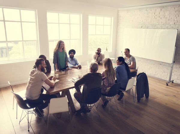 People at the Meeting Table