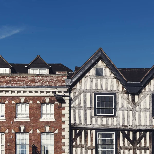 Hermosas casas adosadas de ladrillo — Foto de Stock