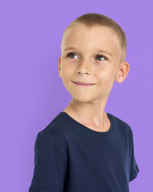 Little Boy in Studio