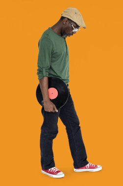 Vinil disk tutan adam