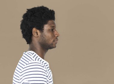 genç Afrikalı adamın yüzü