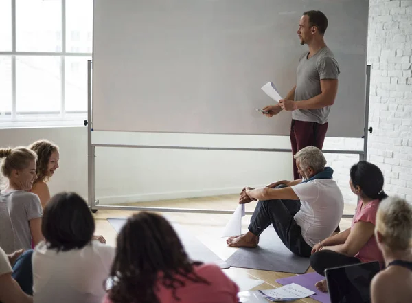 Group Exercise in the Class — Stock Photo, Image