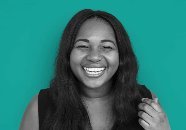 Cara de mujer africana riendo —  Fotos de Stock