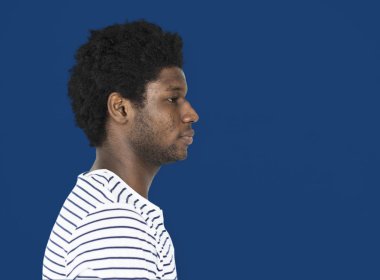 genç Afrikalı adamın yüzü