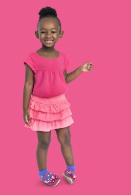 sevimli küçük Afrikalı kız