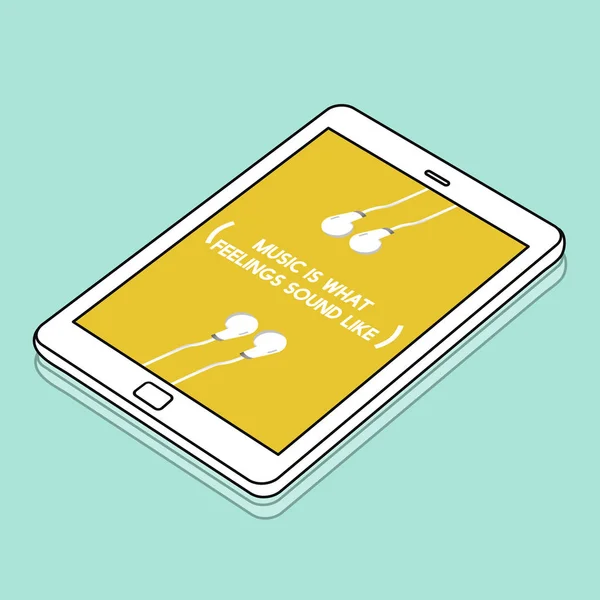 Music Life Happy Earphones Concept — ストック写真