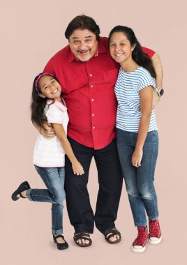 Asya aile Studio kavramı sarılma