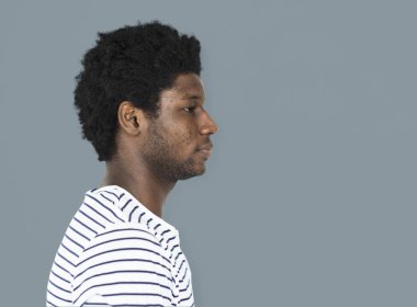 genç Afrikalı adamın yüzü