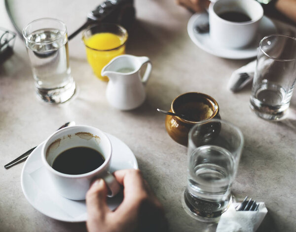 person Drinking Coffee