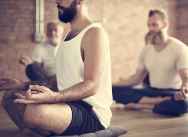 People doing joga — Stock Photo, Image