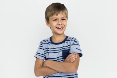  Little Boy in Studio