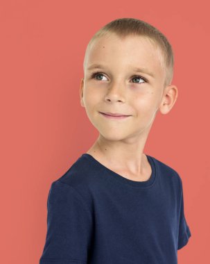 Little Boy in Studio