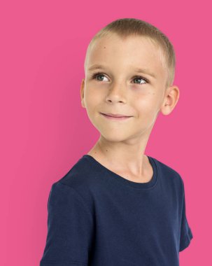 Little Boy in Studio