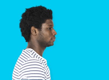 genç Afrikalı adamın yüzü