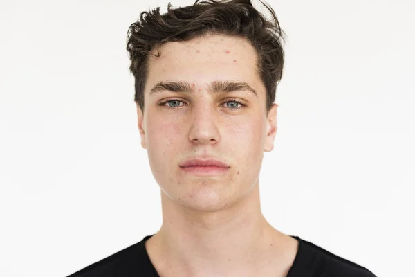 caucasian young Man face