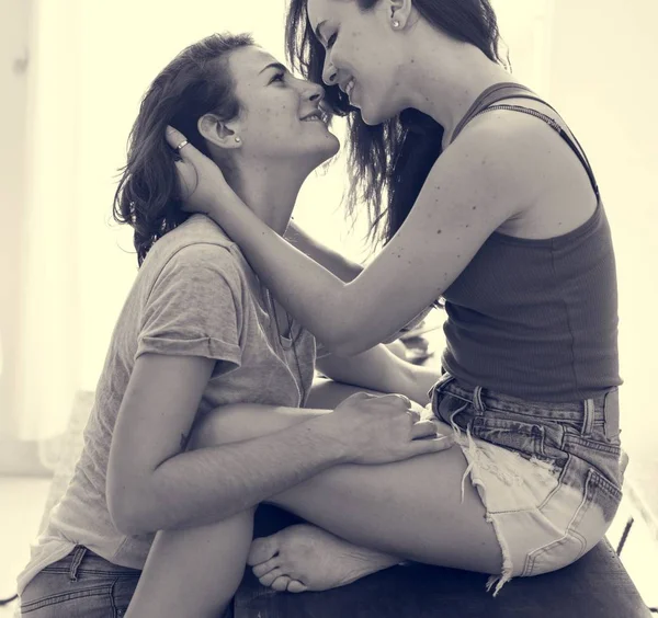 Lesbian Couple spending time Together — Stock Photo, Image