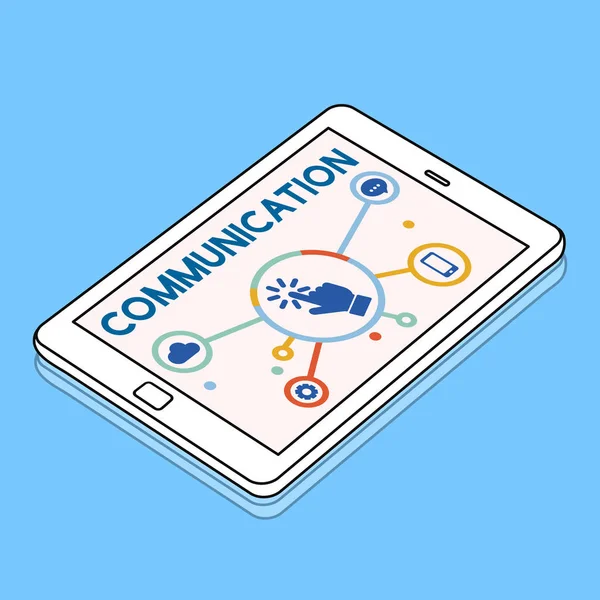 Technology Networking Communication Digital Concept — ストック写真