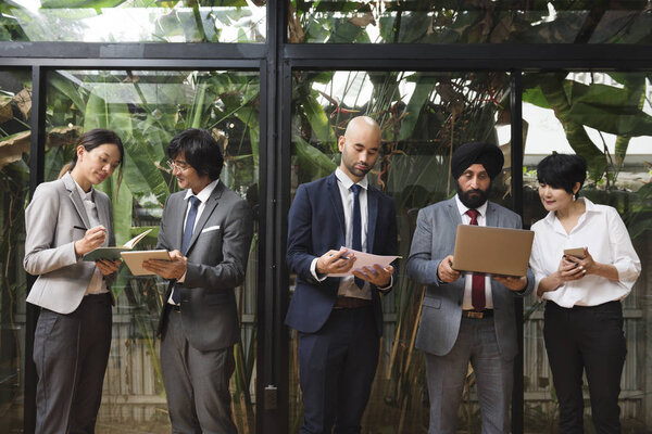 Business People Working in conference room — Stock Photo, Image
