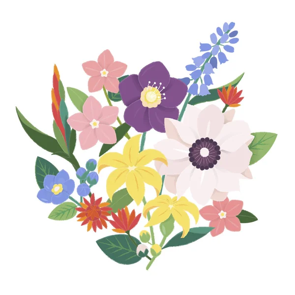 Vackert blommönster — Stock vektor