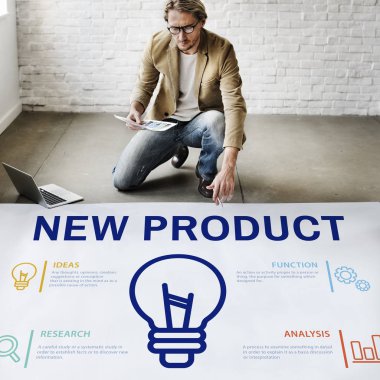 Poster çalışma iş adamı