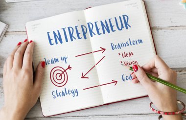 Günlüğe notlar yazan kadın