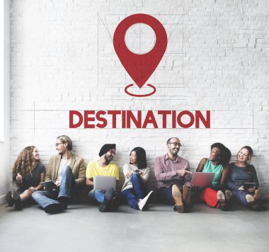 çeşitlilik arkadaşlar duvarının yakınında