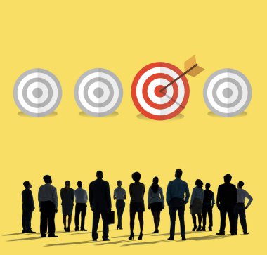 Grup başarılı iş adamları