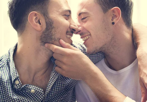 Gay cuplu petrece timp împreună — Fotografie, imagine de stoc