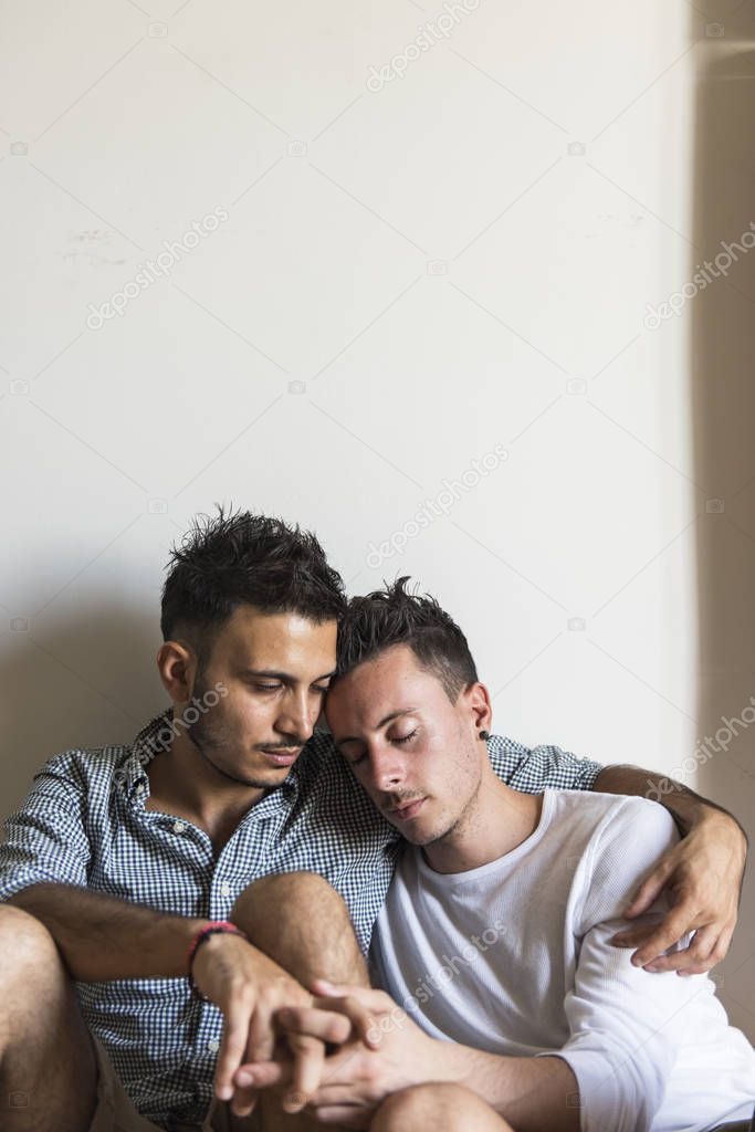Gay Couple spending time together