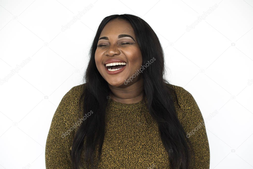 smiling African American woman
