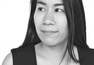 stüdyoda Asyalı kadın 